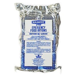 Mainstay Emergency Food Rations Enriched with Vitamins & Minerals for Emergency Kits, Survival Kits and Disaster Preparedness (2400 Calorie, 1 Pack)