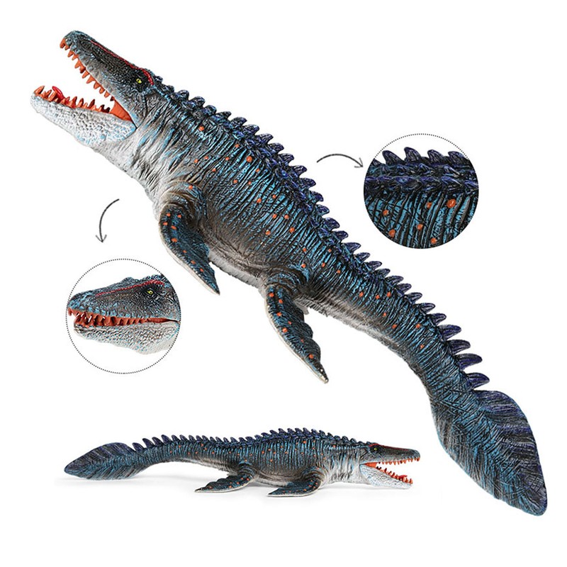 Realistic Deep Sea Monster Mosasaurus Dinosaur Plastic Ocean Animal Model