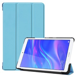 LeTradeJP 8" Mediapad M5 Lite Touch Case LeTrade Stand Function Tri-Fold Premium PU Leather Ultra Thin Lightest Anti-Scratch Protective Case Cover for New 8" Mediapad M5 Lite Touch JDN2-W09 2019 Light