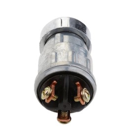 Universal Ignition Switch Ignition Switch 3 Contacts and 2 x Keys Safety Keys Set for Truck, Scooter, Quad, Boat, Tractor, Vintage Car (3-Wire Ignition Switch ‎AT0167B)