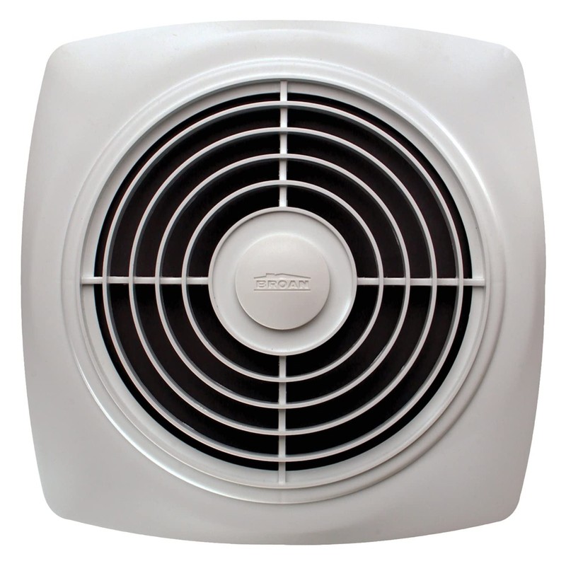 Broan-NuTone 505 Exhaust Fan, White Vertical Discharge Ceiling Ventilation Fan,