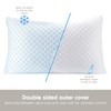 Nestl Cooling Pillows Body Size Set of 2, Gel Infused