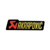 4. Akrapovic-1 (Medium) Motorcycle Heat-Resistant Aluminum Patch Sticker / 4.아크라포빅-1(중) 오토바이 내열 알루미늄 패치 스티커