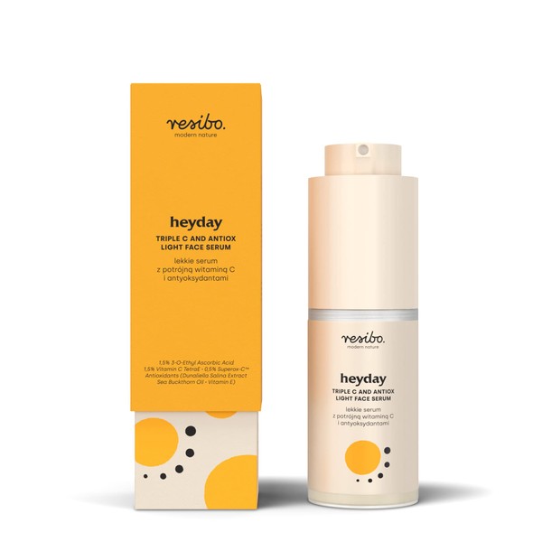 RESIBO Leichtes Serum mit 3-fach Vitamin C und Antioxidantien Heyday
