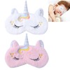 MAIHUO 2 Pcs Unicorn kids Sleep Mask,Child Eye Mask, kids