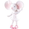 Meiya the mouse squeezing and bite tuft white / pink