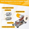 TOOVEM Mini Belt Sander-15 Degree Belt Grinder, Electric Belt Sander