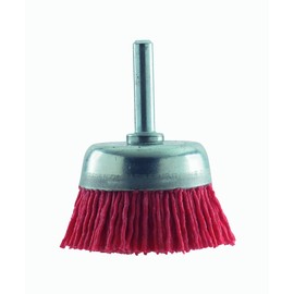 Bosch 2609256525 6 x 75 mm Wire Cup Brush Nylon Wire with Aluminium Oxide G80 Shank