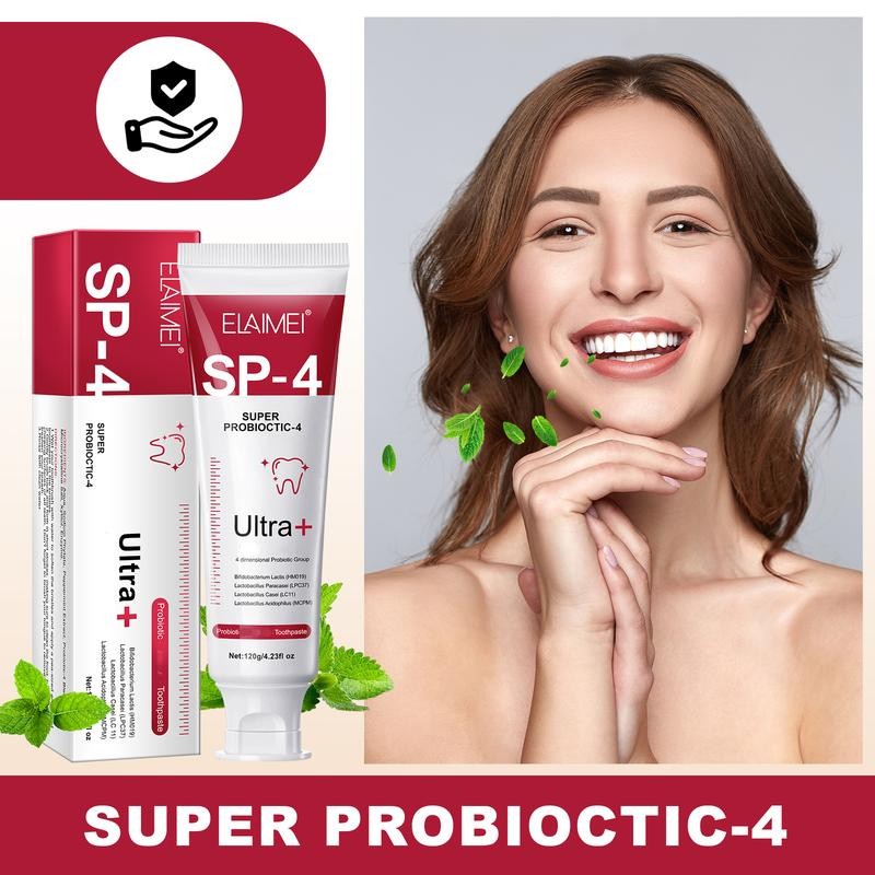 Elaimei SP-4 Toothpaste Advanced Oral Care, Long-lasting Fresh Breath, Perfect