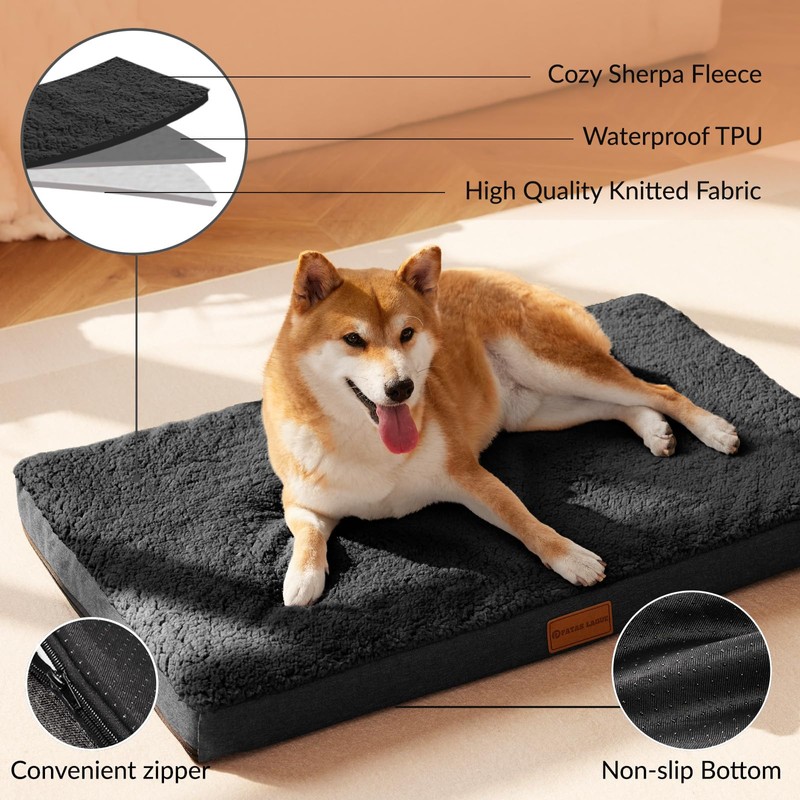 Patas Lague Orthopedic XXL Dog Bed for Extra Large Dogs