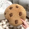 3D Simulation Cookie Pillow, Fun Round Throw Cookie Food Pillows,Suitable