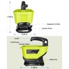 Adisipsoarin Salt Spreader for Ryobi 18v Battery,Handheld Fertilizer Spreader for