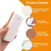 Pack of 6 Biodegradable Dishwashing Sponges, Double-Sided Kitchen Sponge, Natural