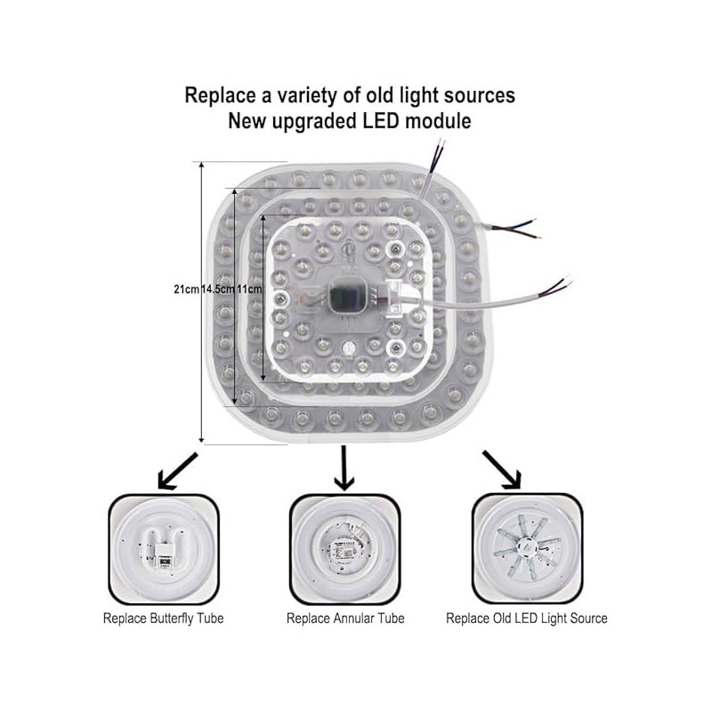 ZFQ 24W LED Ceiling Panel Light Module Lamp Board, Ceiling