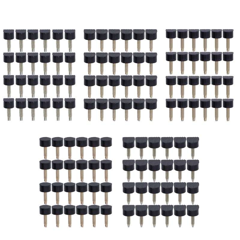 120Pcs High Heel Tip Caps TPU Polyurethane Iron Shoes Repairing