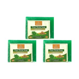 Khadi Pure Herbal Pure Neem Soap, 125 g (Pack of 3)