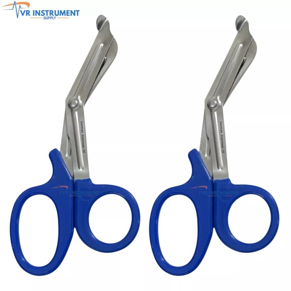 VR Instrument Supply Medical, EMT and Trauma Shears Royal Blue