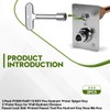 P1300-PART-13-KEY Fire Hydrant Water Spigot Key for Wall Hydrant/Outdoor