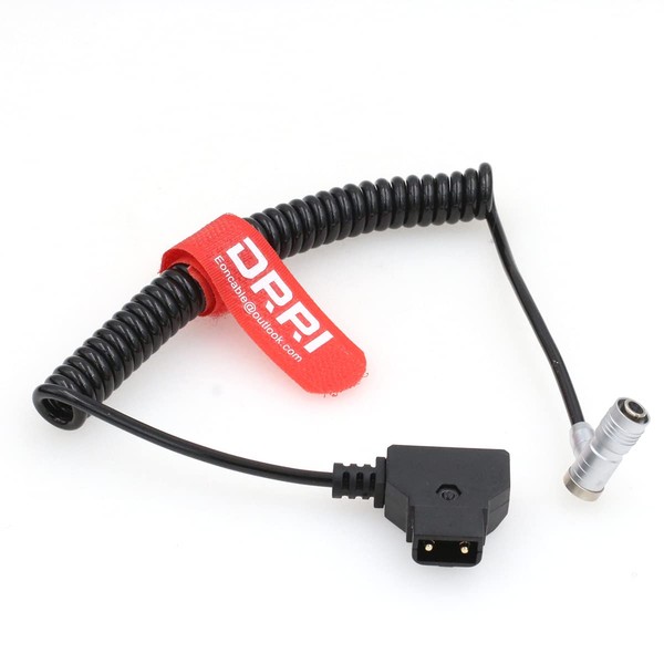 DRRI Portkeys LH5H Monitor Power Cable D-Tap to Right Angle