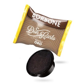CAFFÈ BORBONE Don Carlo - Miscela Oro - Box 50 A Modo Mio Compatible Capsules 7.2 g