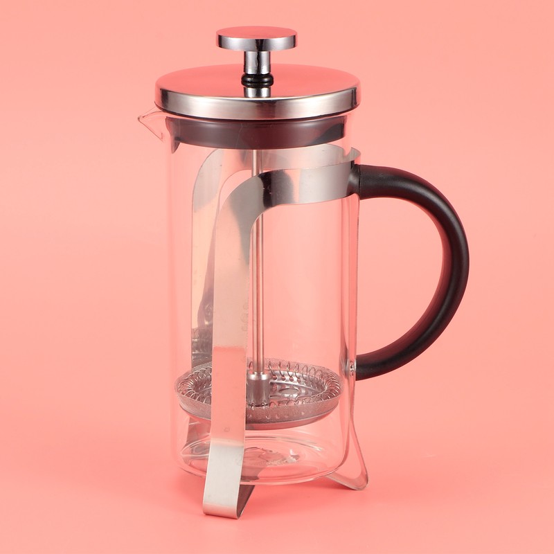 High Temperature Resistant Coffee Pot Filter Press Pot Glass Tea