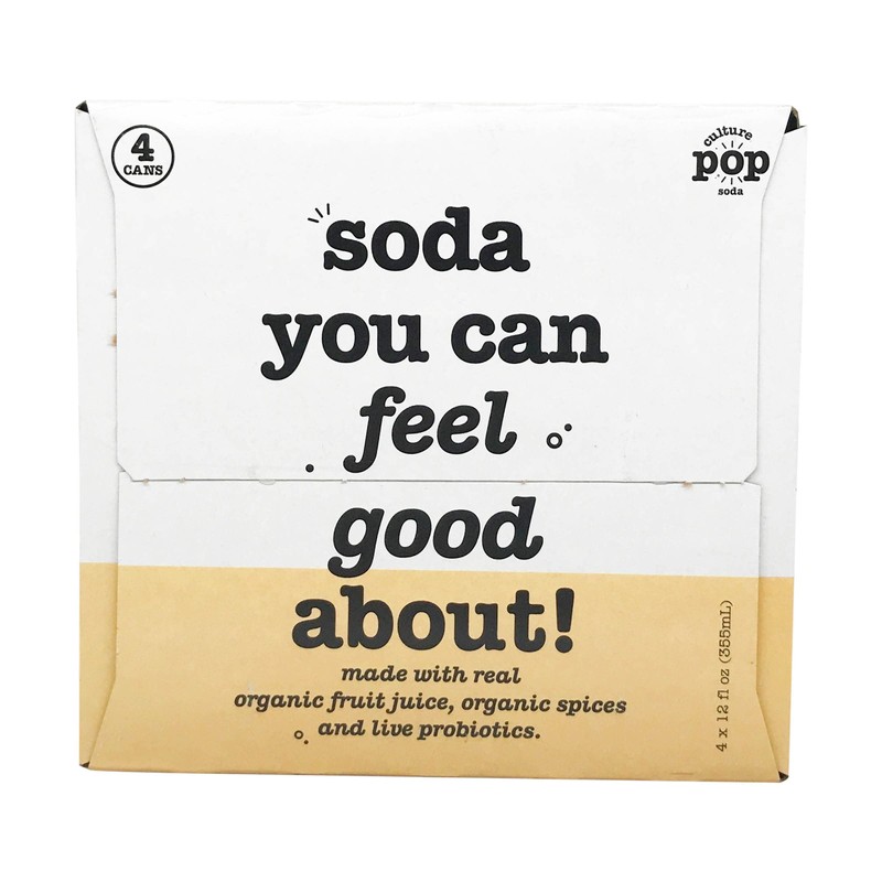 Culture Pop Soda Orange Mango Chili & Lime Sparkling Soda