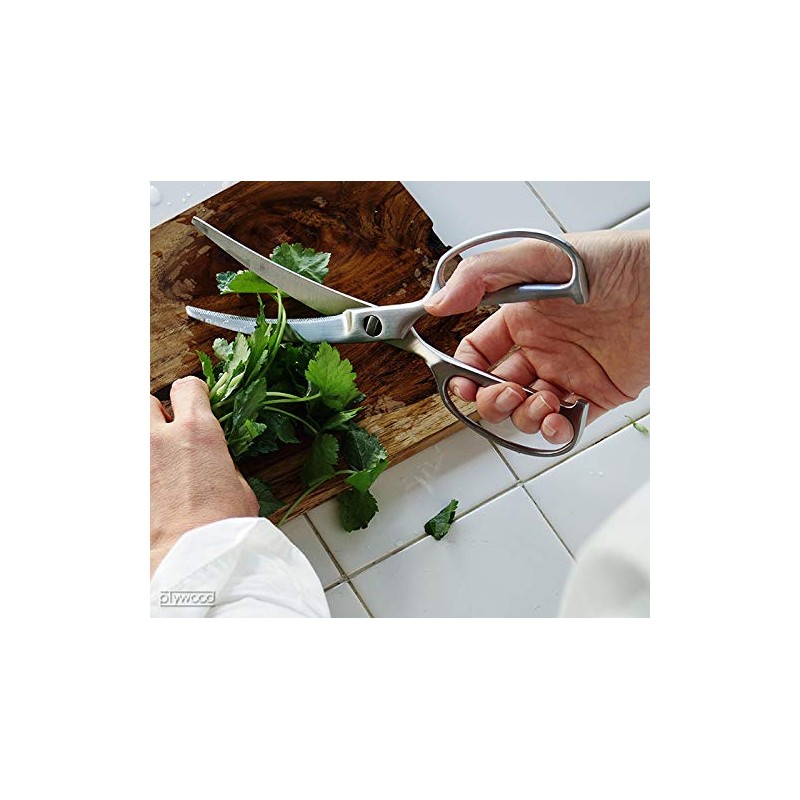 Forged All Stainless Steel Curved Kitchen Shears 020DH4492 Kai