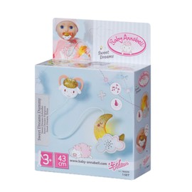 Baby Annabell Sweet Dreams Zapf Creation 704219 Dummy with Light and Sound Function in White and Gold