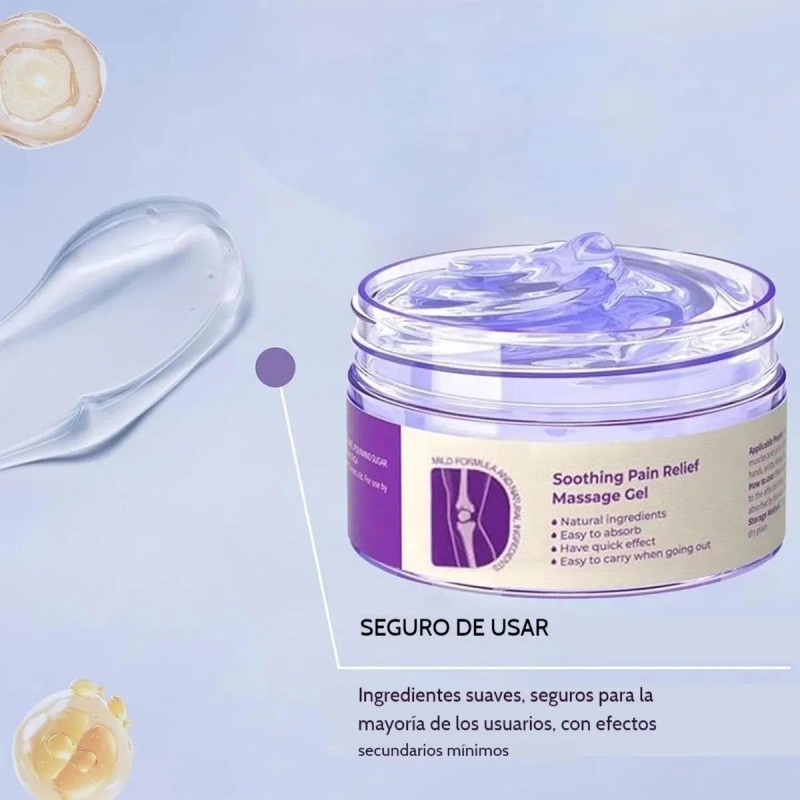 Cf 2pcs Gel Morado For El Dolor Articular De Kresin