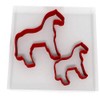 Horse Set of 2 Value Cookie/Fondant Cutters Pair 5CM +