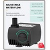 Uniclife 80GPH Small Fountain Water Pump for Aquarium Submersible Water