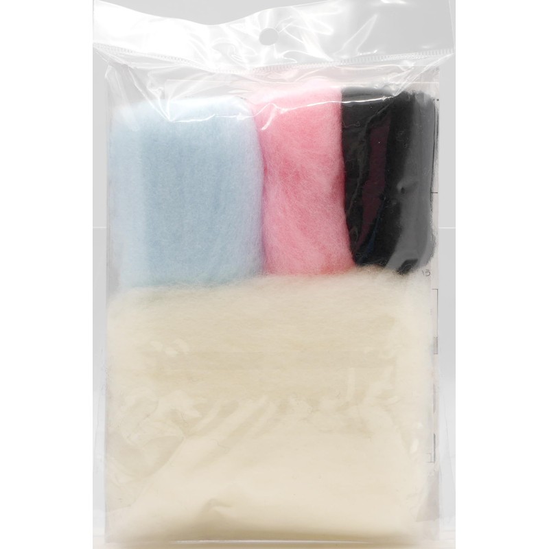 Hamanaka H468-000-106 Wool Felt Kit, Needle Felt, Made from Chiikawa
