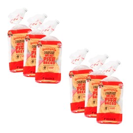 Joseph's Low Carb MINI Pita Bread 6-Pack, Flax, Oat Bran and Whole Wheat, 5g Carbs Per Serving, Fresh Baked (8 Per Pack, 48 MINI Pita Breads Total)