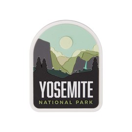 Vagabond Heart National Park Fridge Magnet - 3D PVC Refrigerator Travel Magnet - Road Trip Souvenir (Yosemite)