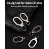 Zipper Pull Replacement 32 Pack, Universal Replacement Zipper Pull Kit,