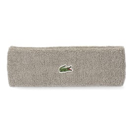Lacoste Logo Headband Hair Band Tennis Sport Brand Lacoste Headband (071, Grey)