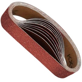 Rosebe Abrasive Sanding Belt [20 pieces] Perimeter 13.0 x 1.2 inches (330 x 30 mm) Width Sander Replacement Belt Grit #60#80#120#180#240#320#400#600 Sandpaper Replacement Sanding Belt (#60-20PCS)