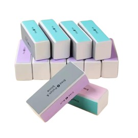 Laura 4-Way Shiny Block - Professional 4 Step Buffing Block for Natural Nails, Shape and Shine Nail Tool, Nail Polishing and Buffing Block