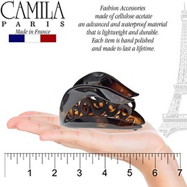Camila Paris CP2144 French Hair Clips for Women, Girls Hair Claw Clips Jaw Fashion Durable and Styling Hair Accessories for Women, Strong Hold No Slip