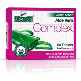 Aloe Pura Gentle Action Aloe Vera Complex 60 Tablets (Pack of 3)