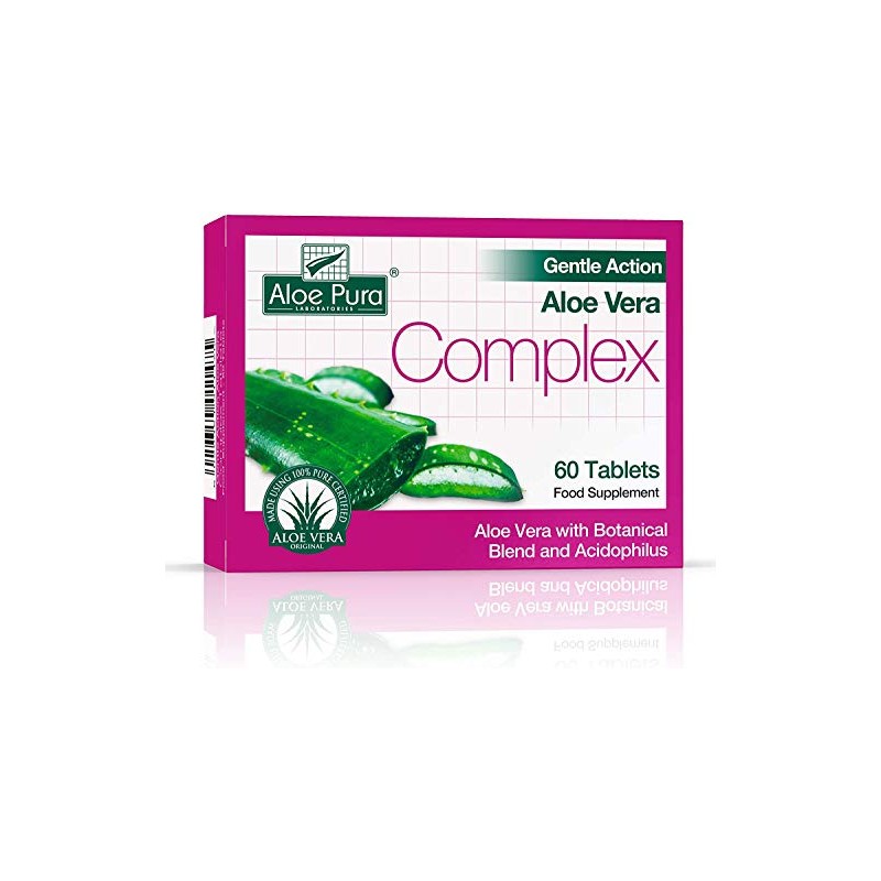 Aloe Pura Gentle Action Aloe Vera Complex 60 Tablets (Pack