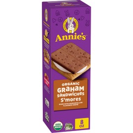 Annie's Organic Graham Sandwich Cookies, S'mores, 12 Count, 8 oz
