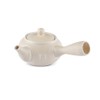 MAOCI Kyusu Teapot Cream 250 ml - One-Handed Jug / Side Handle Teapot