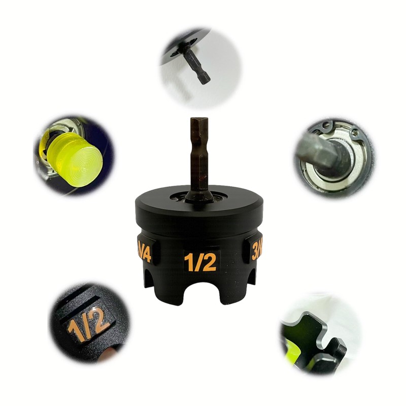 Nut Runner Tool for Drill, Threaded Rod Nut Running Tool