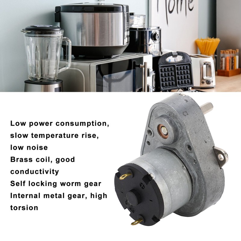 DC24V Gear Motor Aluminum Alloy Self Locking Speed Reduction Electric
