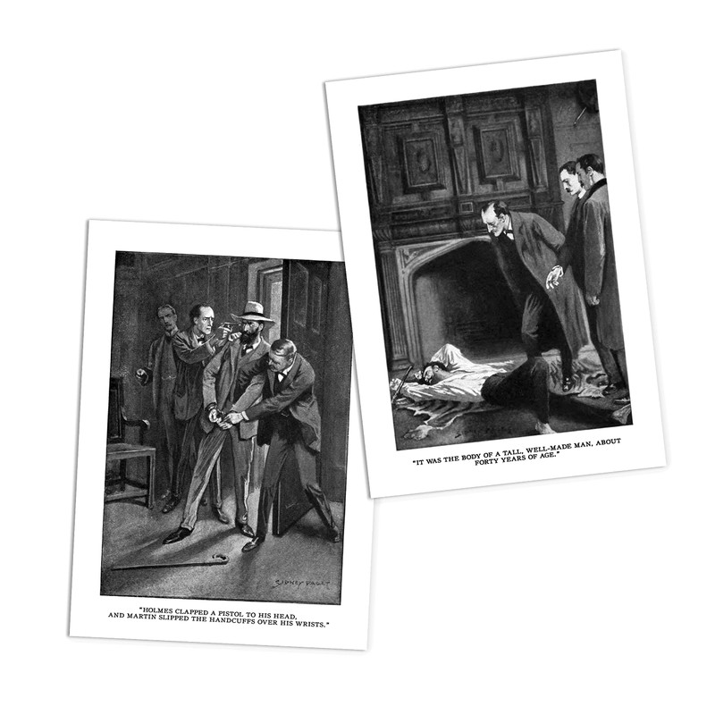 Strand Clothing Sherlock Holmes Illustrations Postcards Set of 10 -