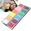Face Paint Kit Cosmetic Grade 12 Colors Quick Drying Easy