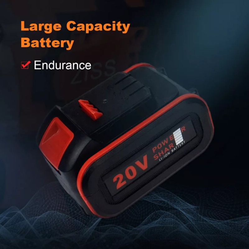 Zistel 20V Cordless Impact Wrench Kit 1/2" 520Nm High Torque