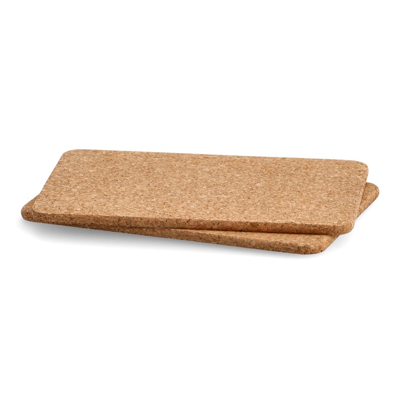 Zeller 02300 Cork Trivets 2-Piece Set 30 x 20 cm