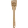 GRUSS & CO 48812 Spatula with "Best Tools" Motif Beech